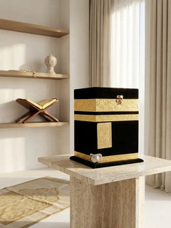 Luxury Kaaba Quran Storage Box with Velvet Finish thumbnail 4